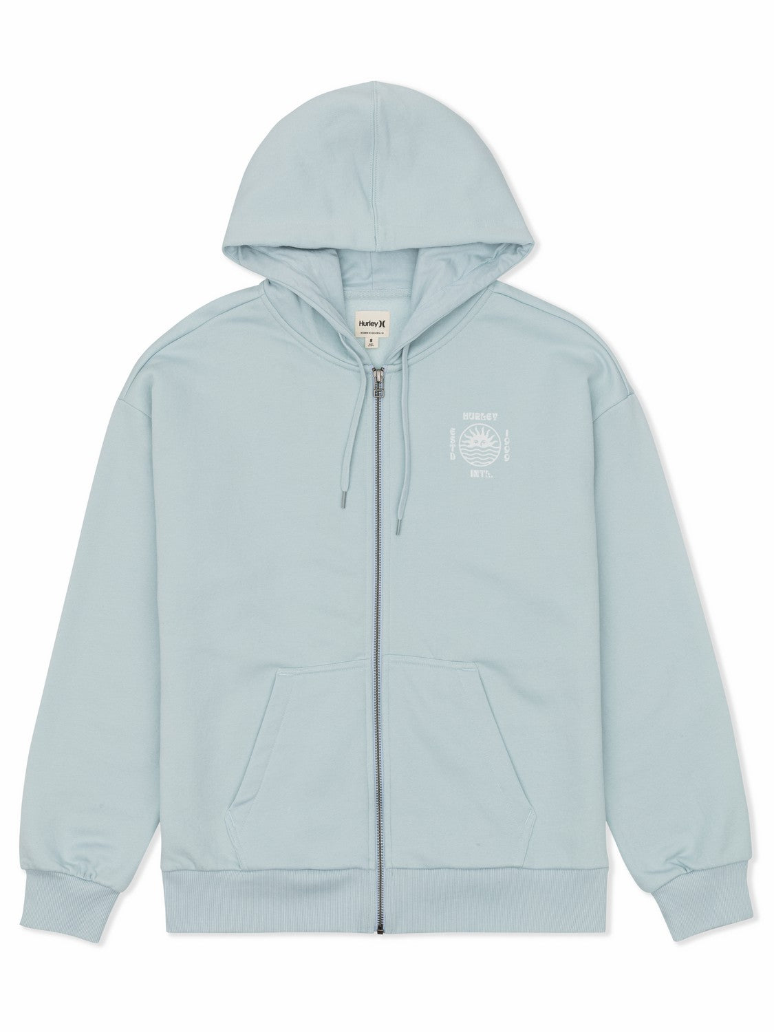 Hurley Womens Bliss Crop Zip Hoodie