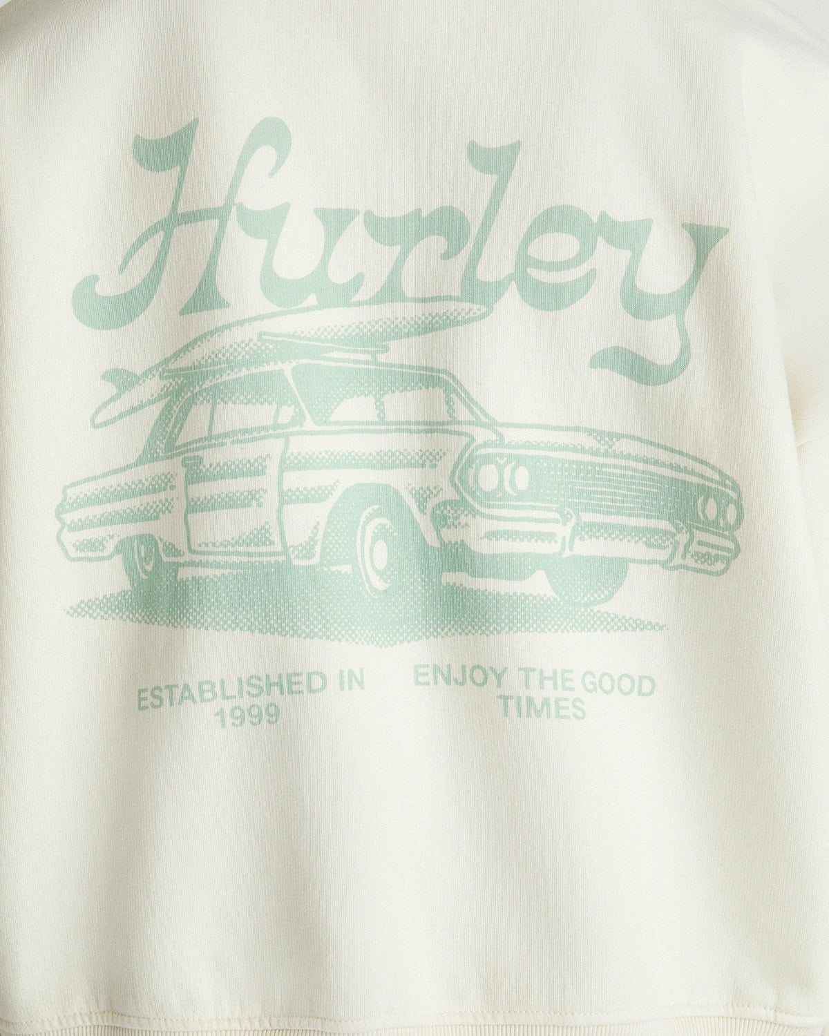 Hurley Womens Enjoy The Good Crop Zip Hoodie