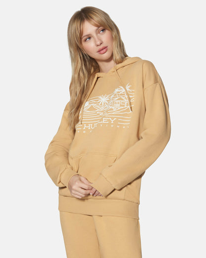 Hurley Womens Maui Oversized Hoodie