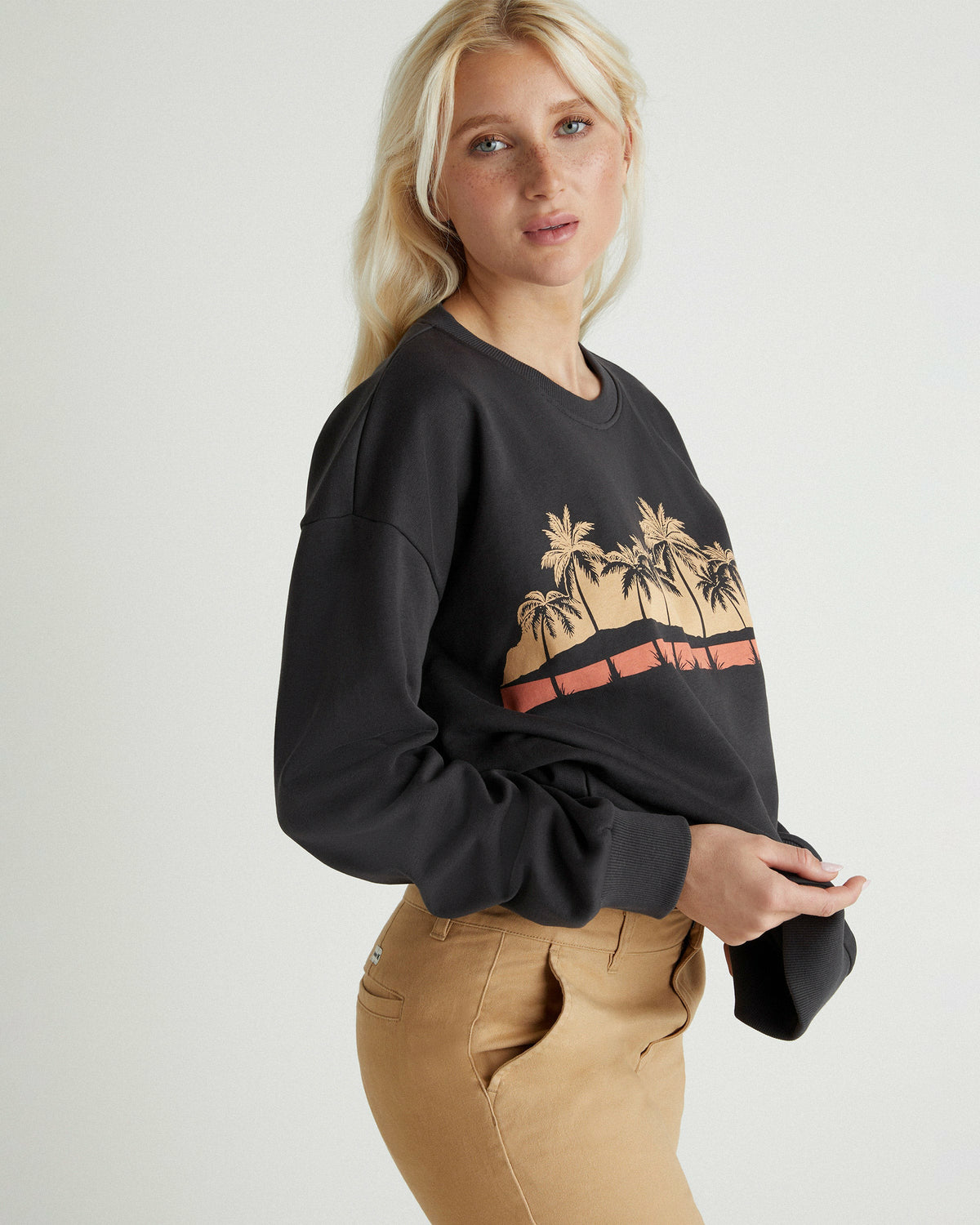 Hurley Womens Sea-Nario Oversized Crew