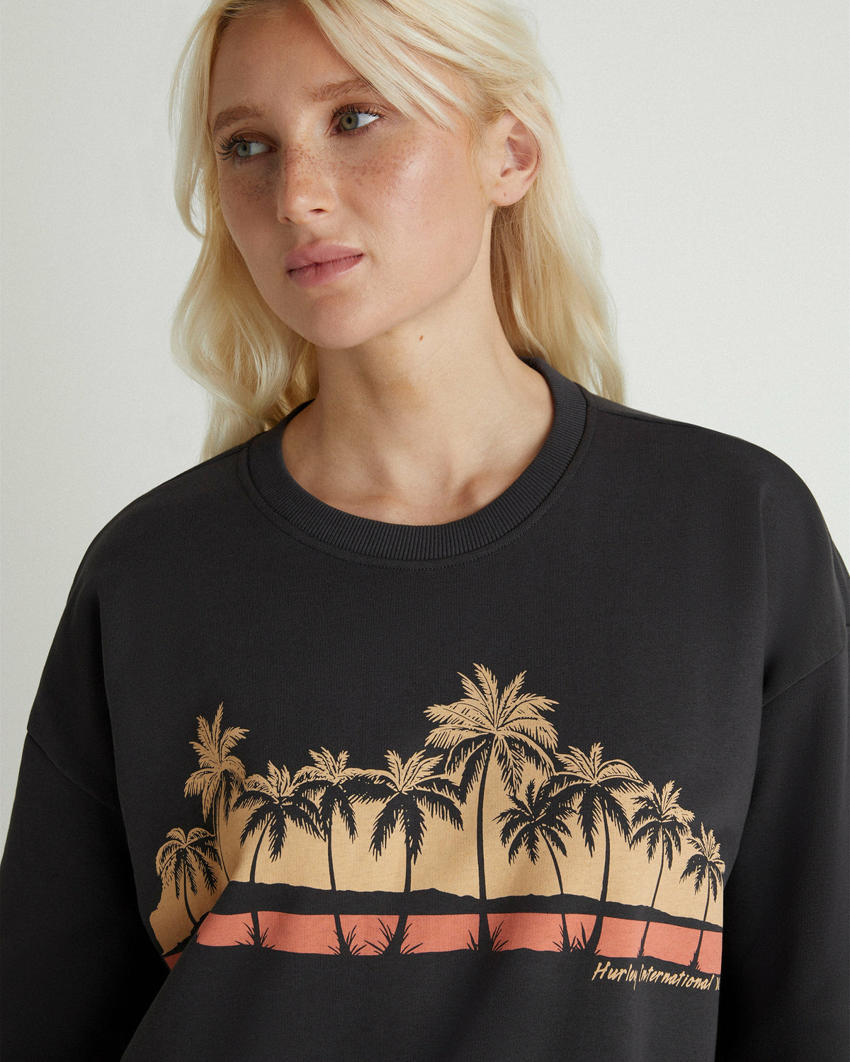 Hurley Womens Sea-Nario Oversized Crew