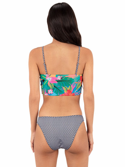 Hurley Womens Reversible Pacific Night Moderate Scoop Bottom