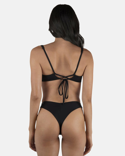 Hurley Womens Solid V Front Skimpy