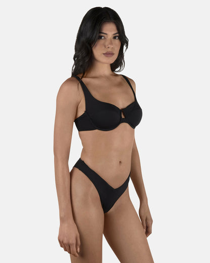 Hurley Womens Solid V Front Skimpy