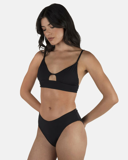 Hurley Womens Solid Full Bikini Bottom