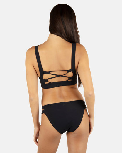 Hurley Womens Max Solid Moderate Bottom