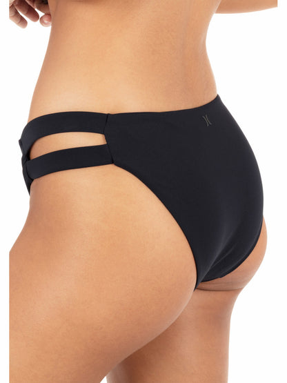 Hurley Womens Max Solid Moderate Bottom