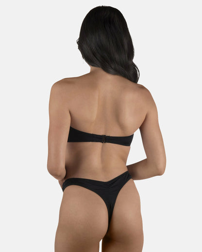 Hurley Womens Solid Tanga Bottom