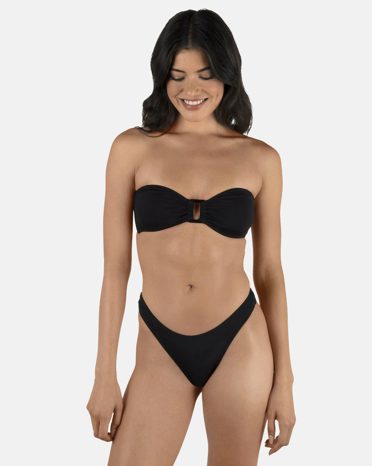 Hurley Womens Solid Tanga Bottom