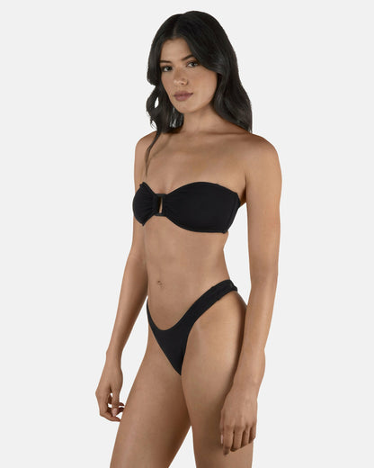 Hurley Womens Solid Tanga Bottom