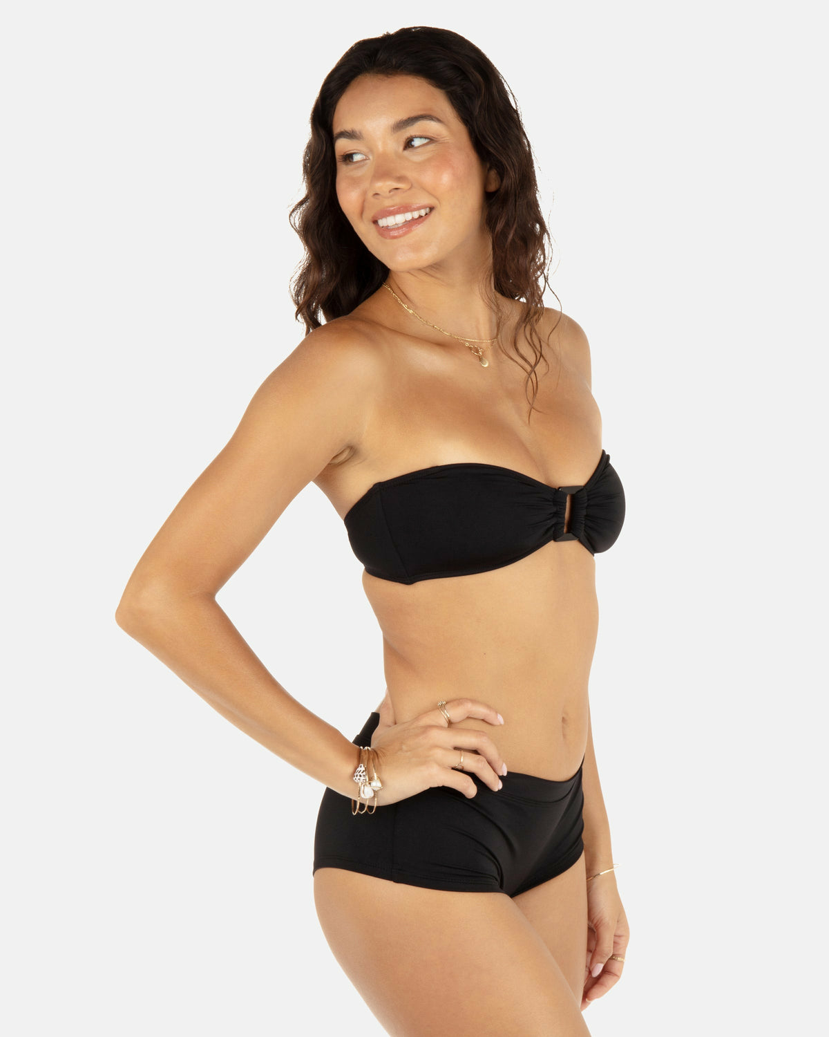 Hurley Womens Solid Ring Bandeau
