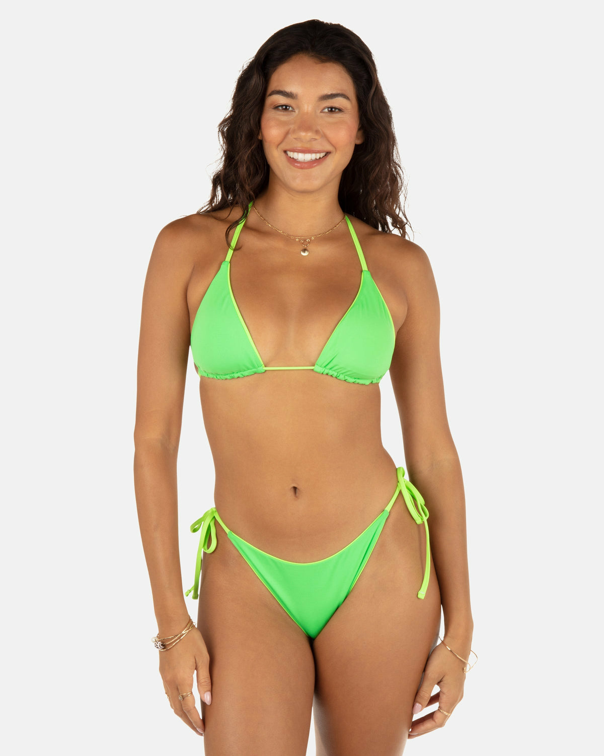 Hurley Womens Solid Reversible Cheeky Tie Side Bottom