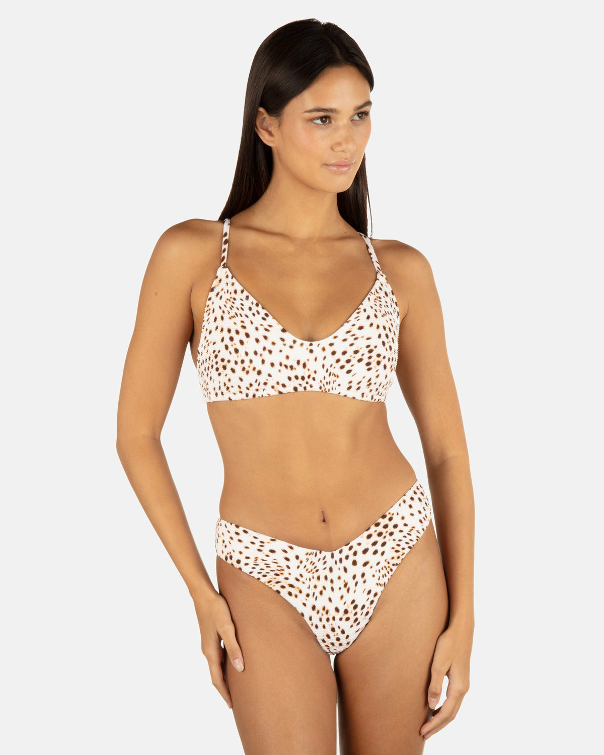 Hurley Womens Cheetah Spots Skimpy Bottom