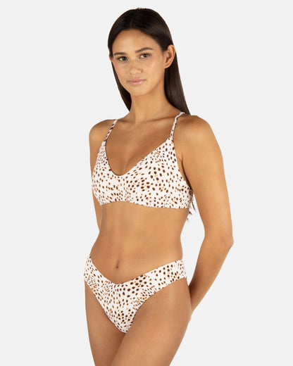 Hurley Womens Cheetah Spots Skimpy Bottom