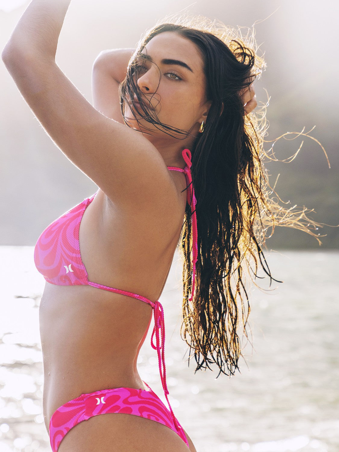 Hurley Womens Trip Hop Ring Triangle Bikini Top