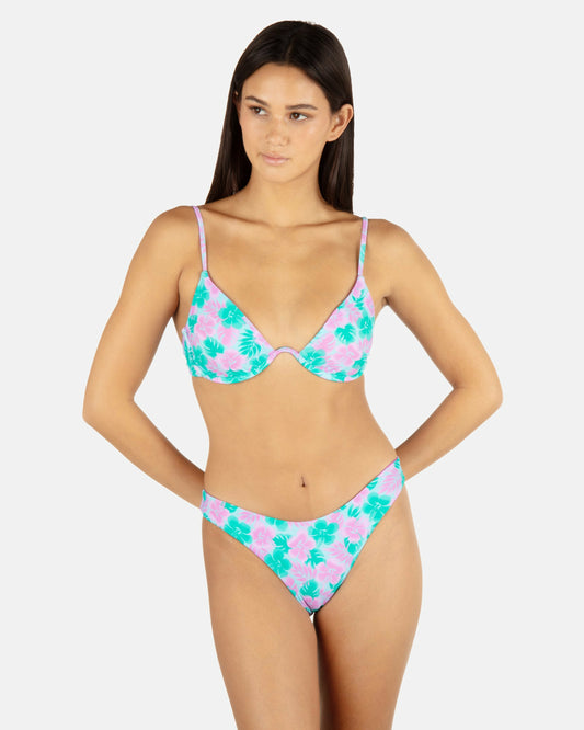 Hurley Womens Lani Floral Underwire Bra