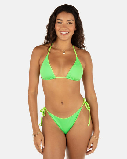 Hurley Womens Solid Reversible Cheeky Tie Side Bottom
