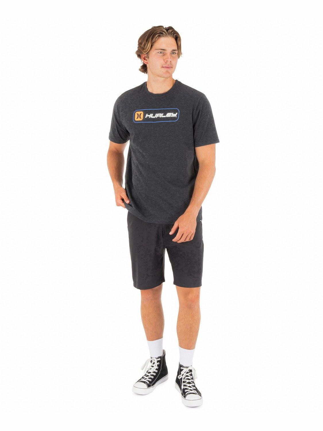 Hurley Mens Inlined Slub Short Sleeve