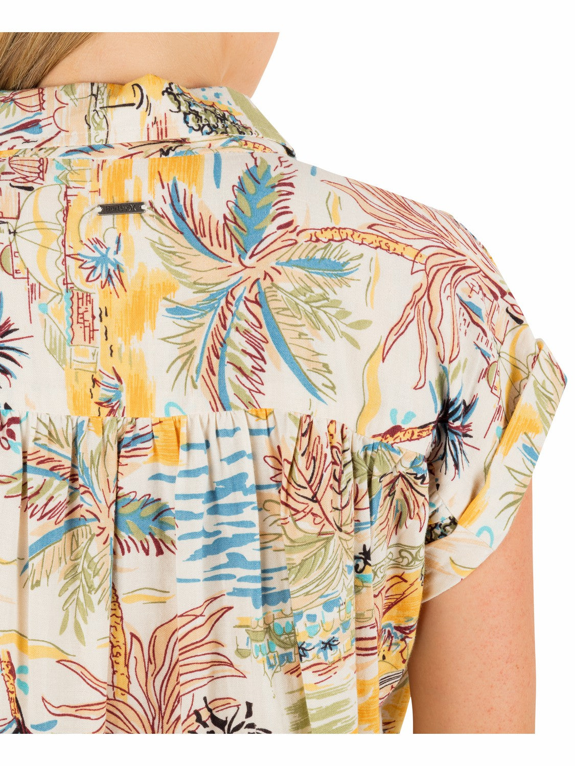 Hurley Womens Safari Scenic Short Sleeve