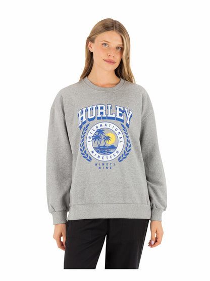Hurley Womens Academy Oversized Crew