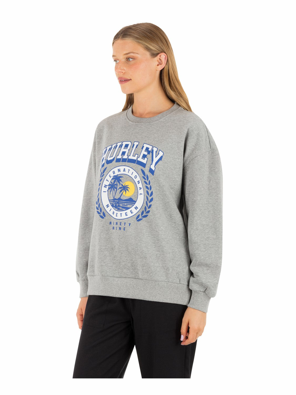 Hurley Womens Academy Oversized Crew