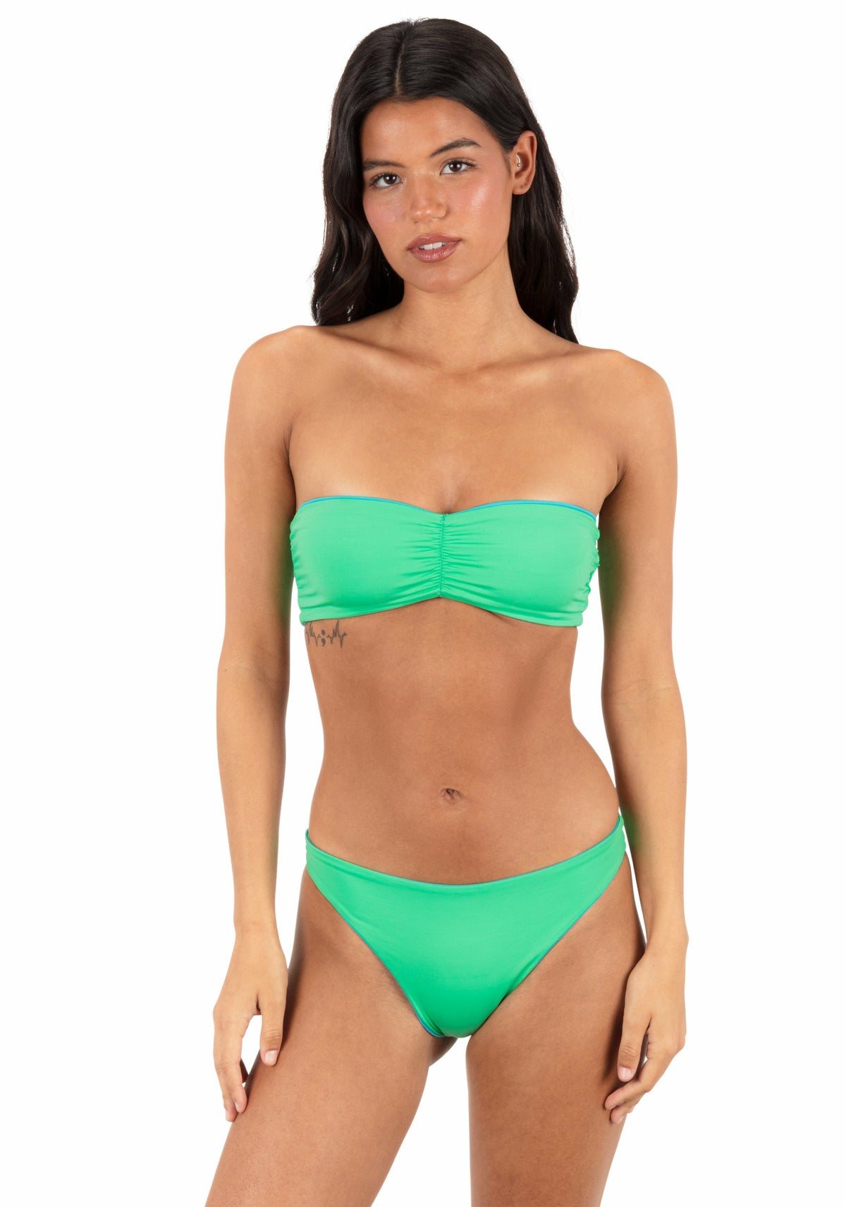Hurley Womens Reversible Solid Tanga Bottom