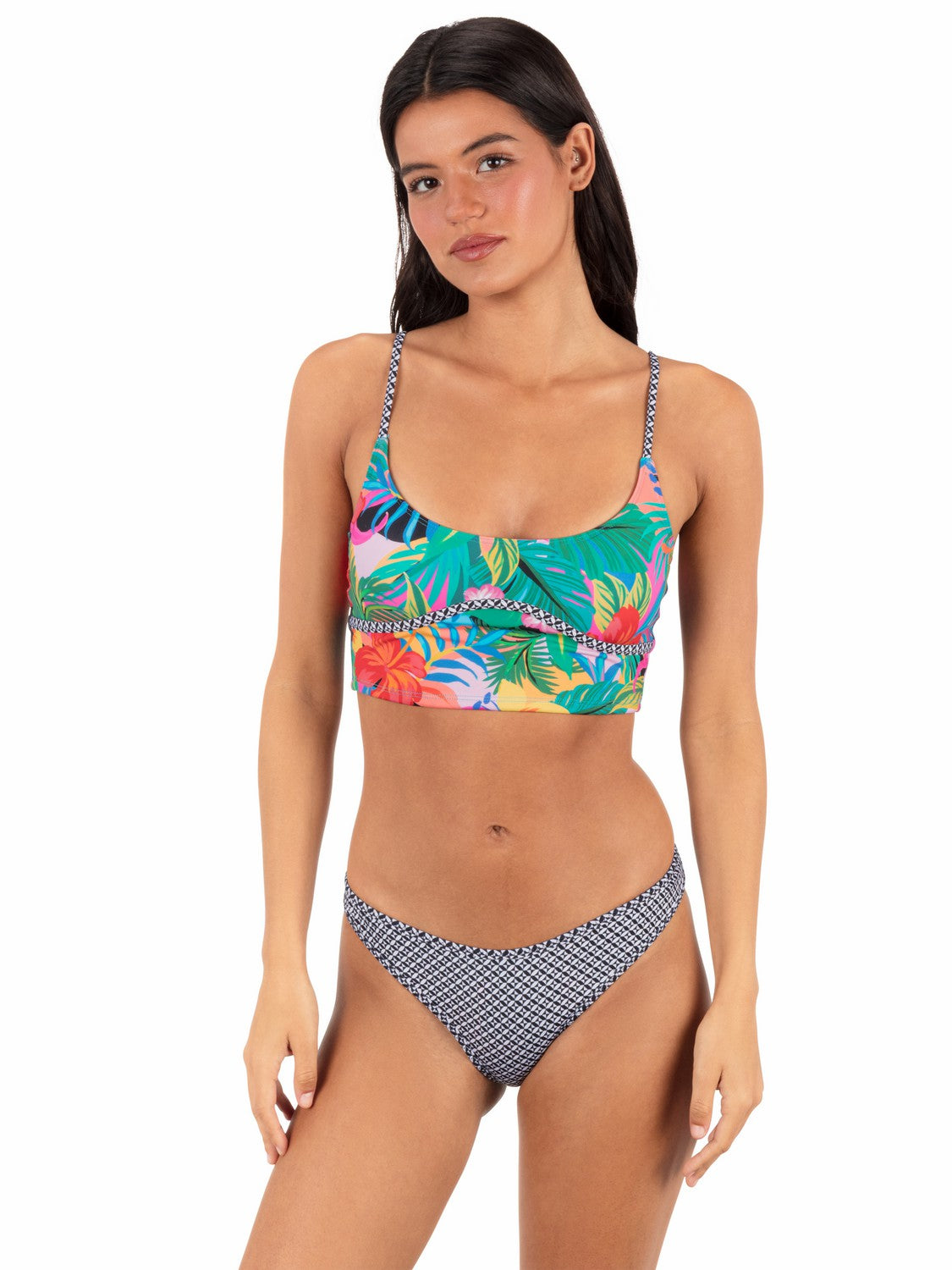 Hurley Womens Reversible Pacific Night Moderate Scoop Bottom
